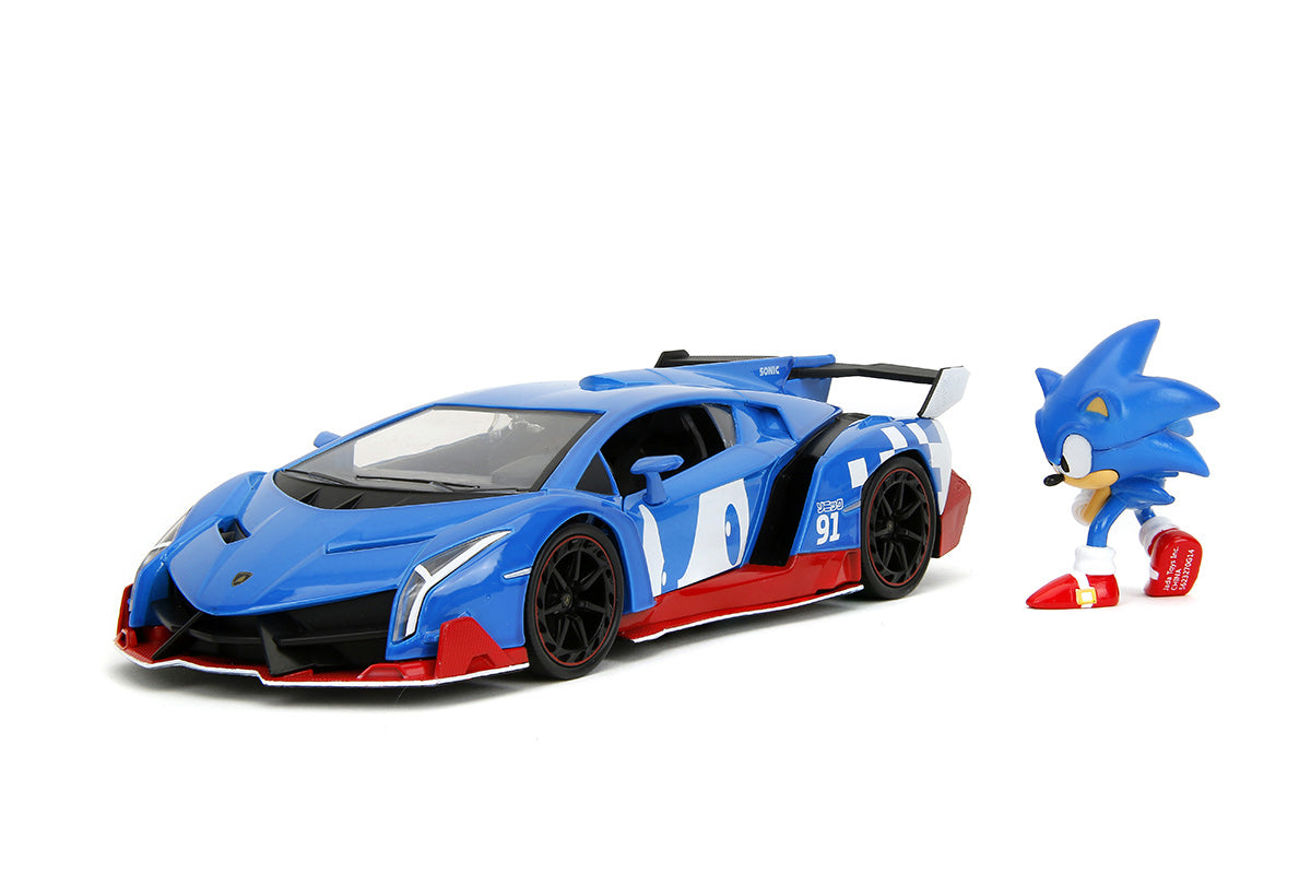 Lamborghini Veneno Sonic the Hedgehog 1:24