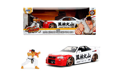 Nissan Skyline GTR R34 RYU Street Fighter 1:24