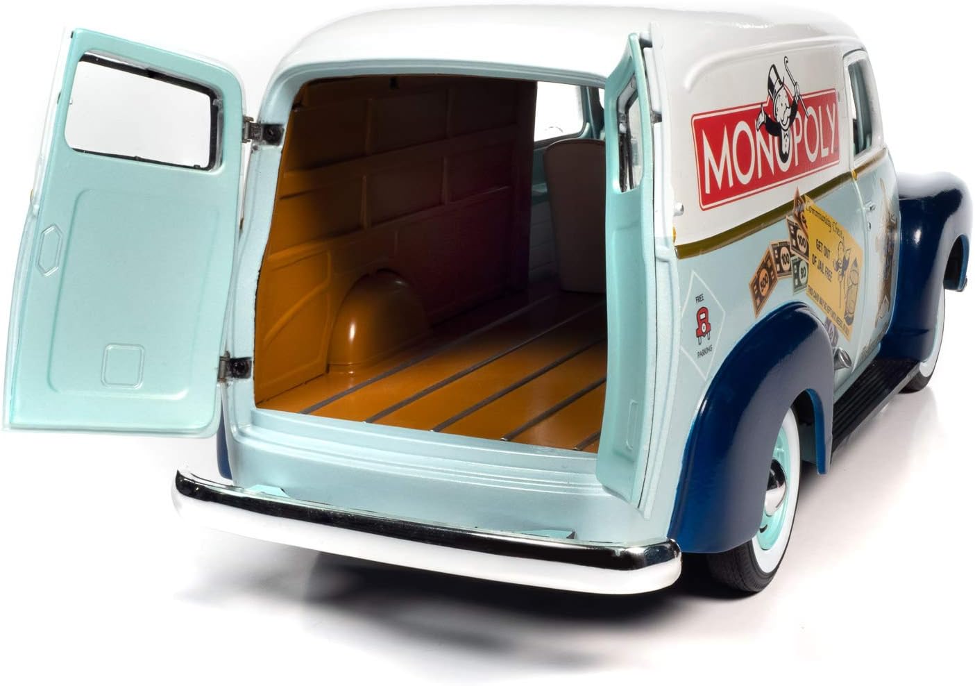 Chevrolet Monopoly 1948 Panel Delivery & Resin Figure 1:18
