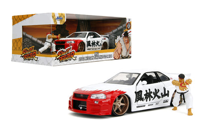 Nissan Skyline GTR R34 RYU Street Fighter 1:24