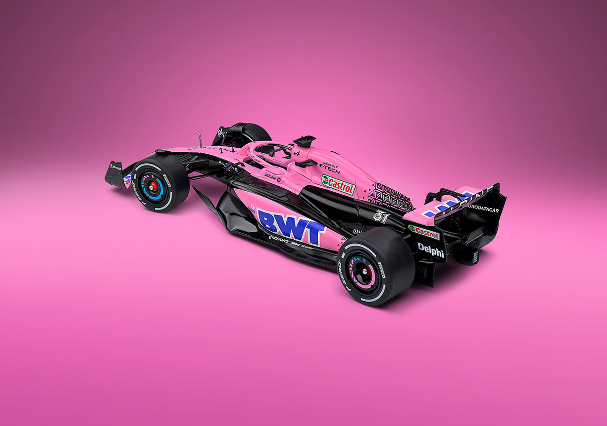 Alpine A523 BWT Alpine F1 Team Esteban Ocon, Pierre Gasly #31 #10 1:18