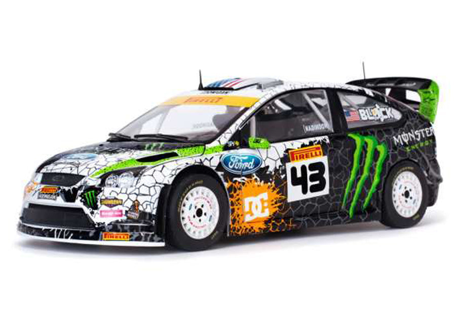 Ford Focus RS St. Petersburg Russia (Ken Block) #43 WRC 2010 1:18