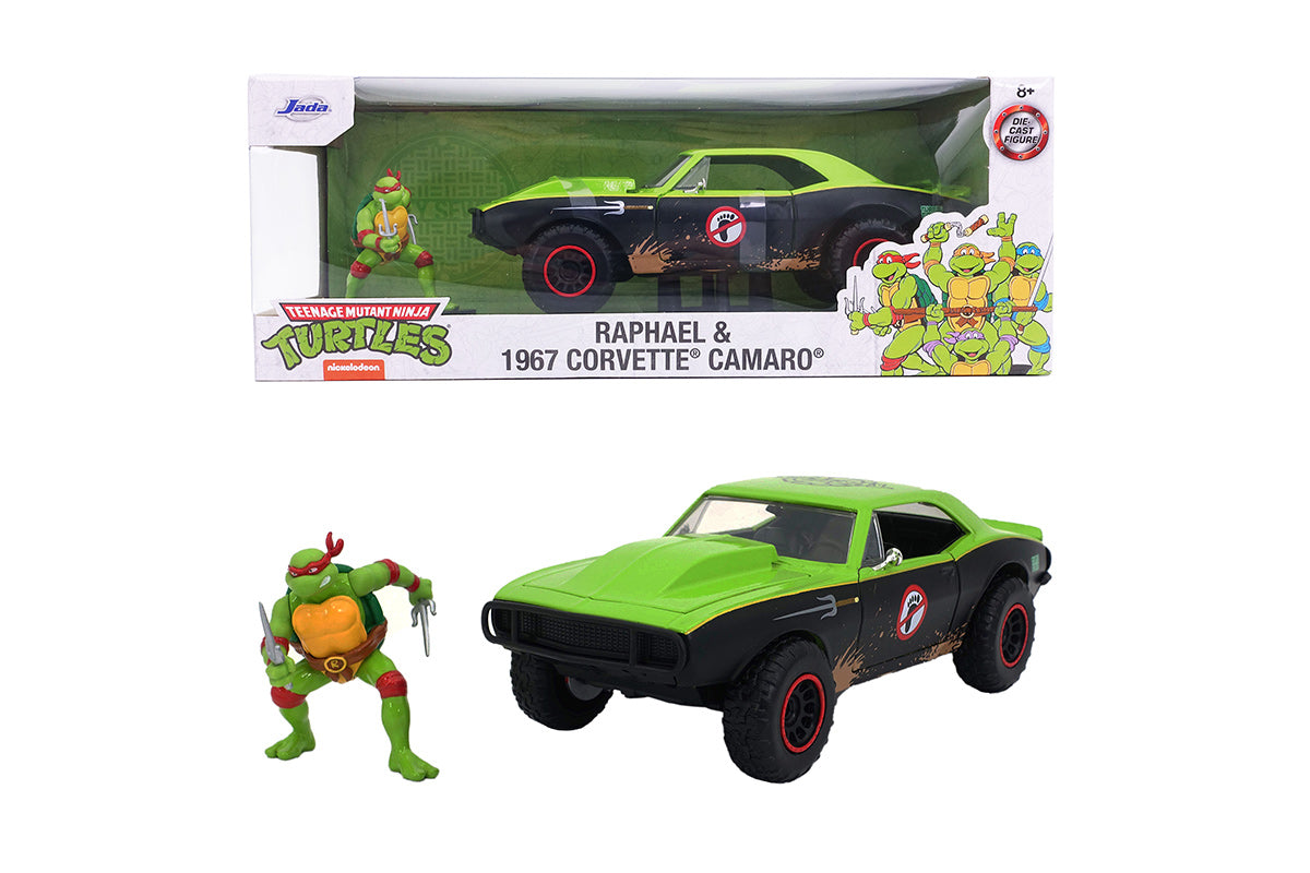 Chevrolet Chevy Camaro 1967 Turtles Raphael 1:24