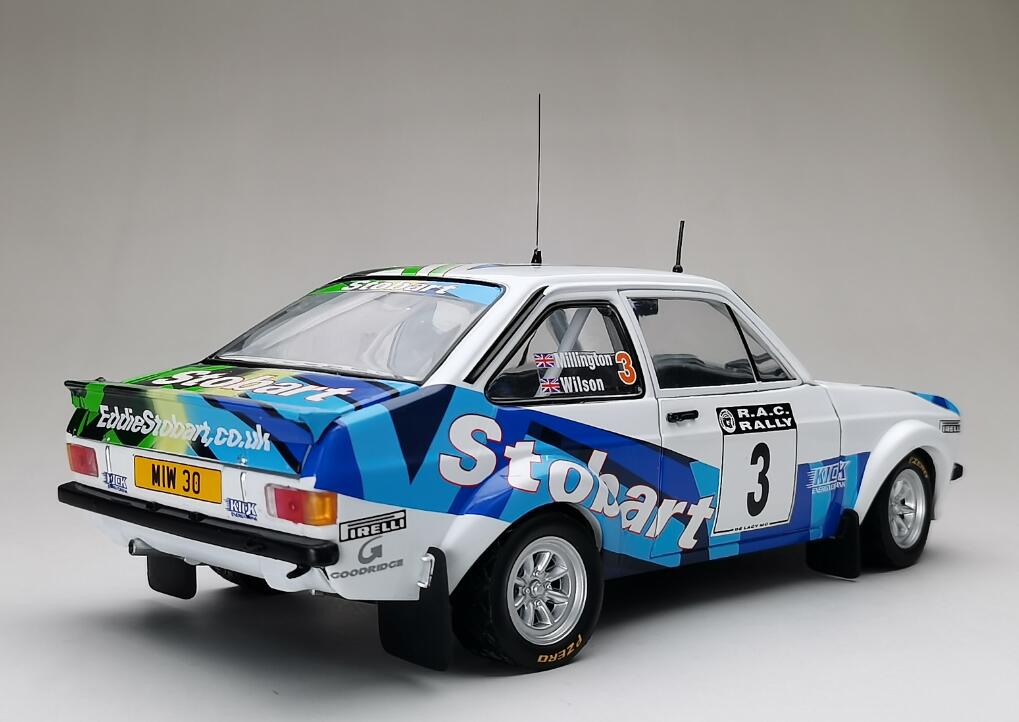 Ford Escort RS1800-#M. Wilson/J.Millington Winner Roger Albert Clark Rally 2008 1:18