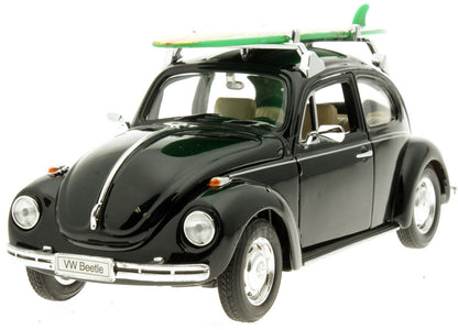 Volkswagen Beetle With A Surfboard 1:24