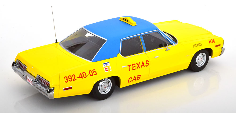 Dodge Monaco 1974 Texas Cab 1:18
