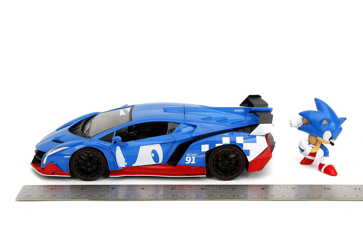 Lamborghini Veneno Sonic the Hedgehog 1:24