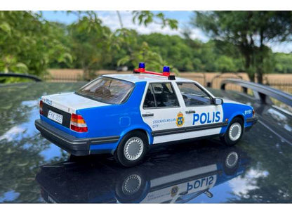 Saab 9000 CD Turbo Swedish Police 1990 1:18