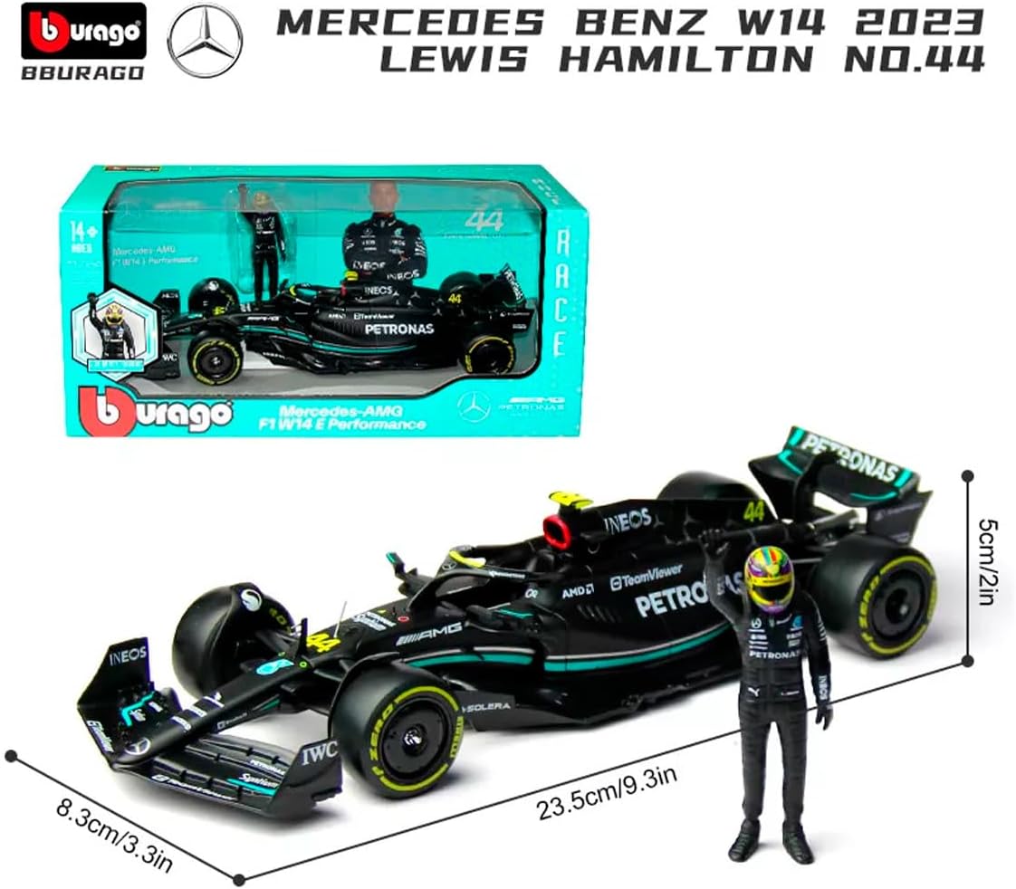 Mercedes AMG Formula 1 (F1) W14E Lewis Hamilton 2023 1:24