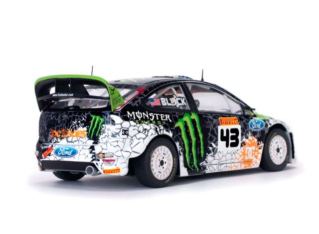Ford Focus RS St. Petersburg Russia (Ken Block) #43 WRC 2010 1:18