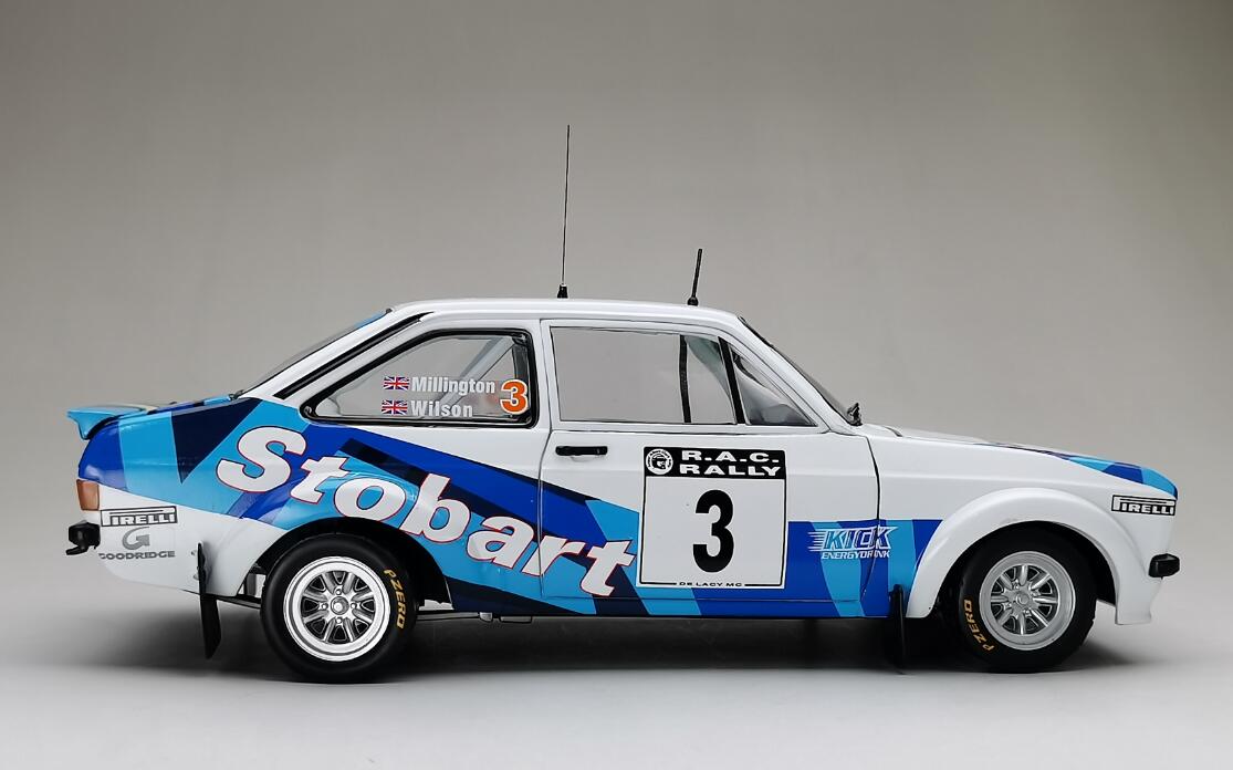 Ford Escort RS1800-#M. Wilson/J.Millington Winner Roger Albert Clark Rally 2008 1:18