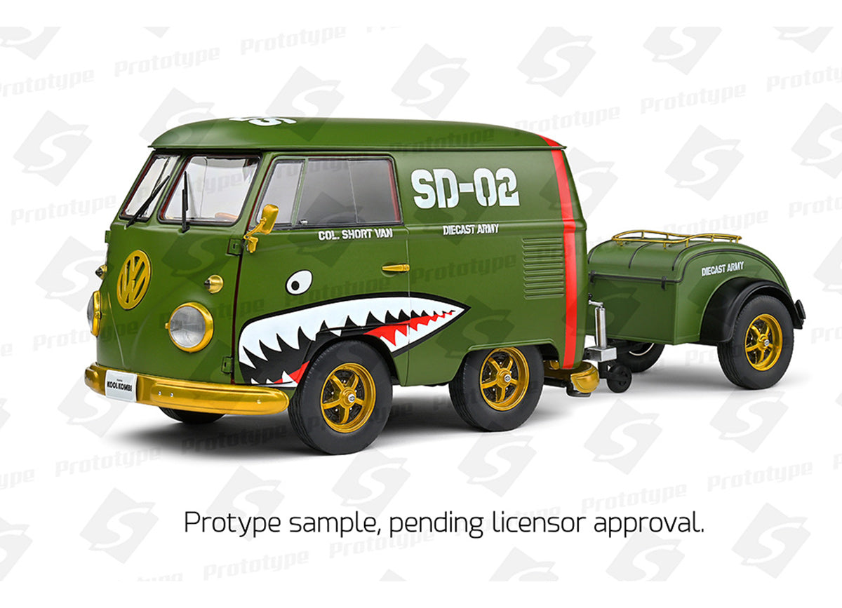 Volkswagen VW Kool Kombi Army Fighter 2023 1:18