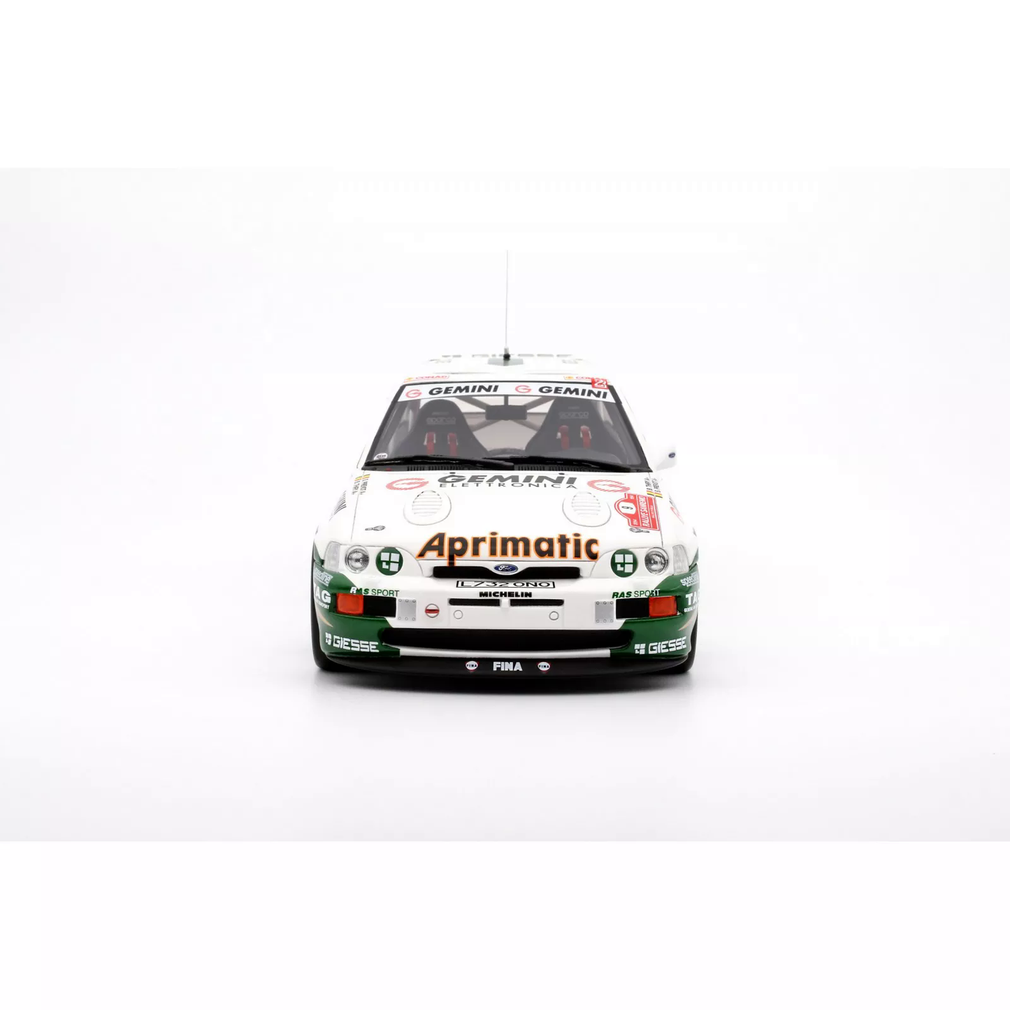 Ford Escort RS Cosworth GR.A WHITE/B. THIRY Rally Europe San Remo 1994 1:18
