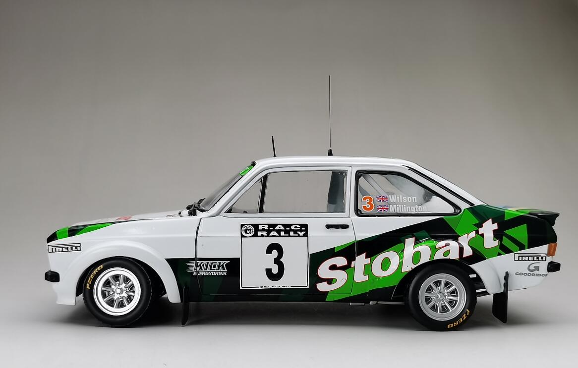 Ford Escort RS1800-#M. Wilson/J.Millington Winner Roger Albert Clark Rally 2008 1:18