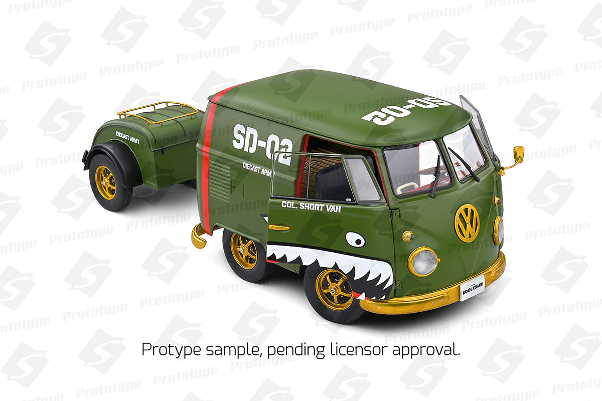 Volkswagen VW Kool Kombi Army Fighter 2023 1:18