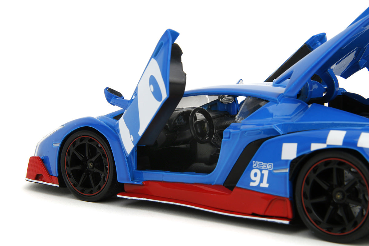 Lamborghini Veneno Sonic the Hedgehog 1:24