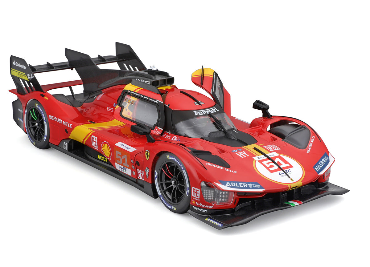 Ferrari 499P #51 Le Mans Winner 2023 P. Pier Guidi/J.Calado/A. Giovinazzi 1:18