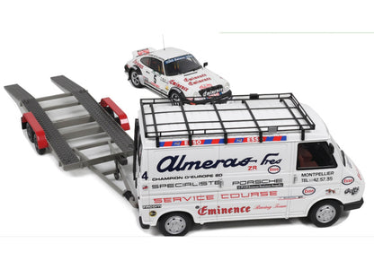 Citroën C35 + Porsche 911 GR.4 #5 Portugal 1981 1:18