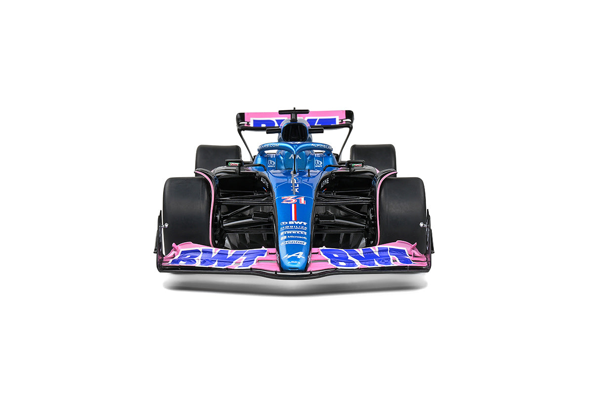 Alpine A523 BWT Alpine F1 Team Esteban Ocon, Pierre Gasly #31 #10 1:18