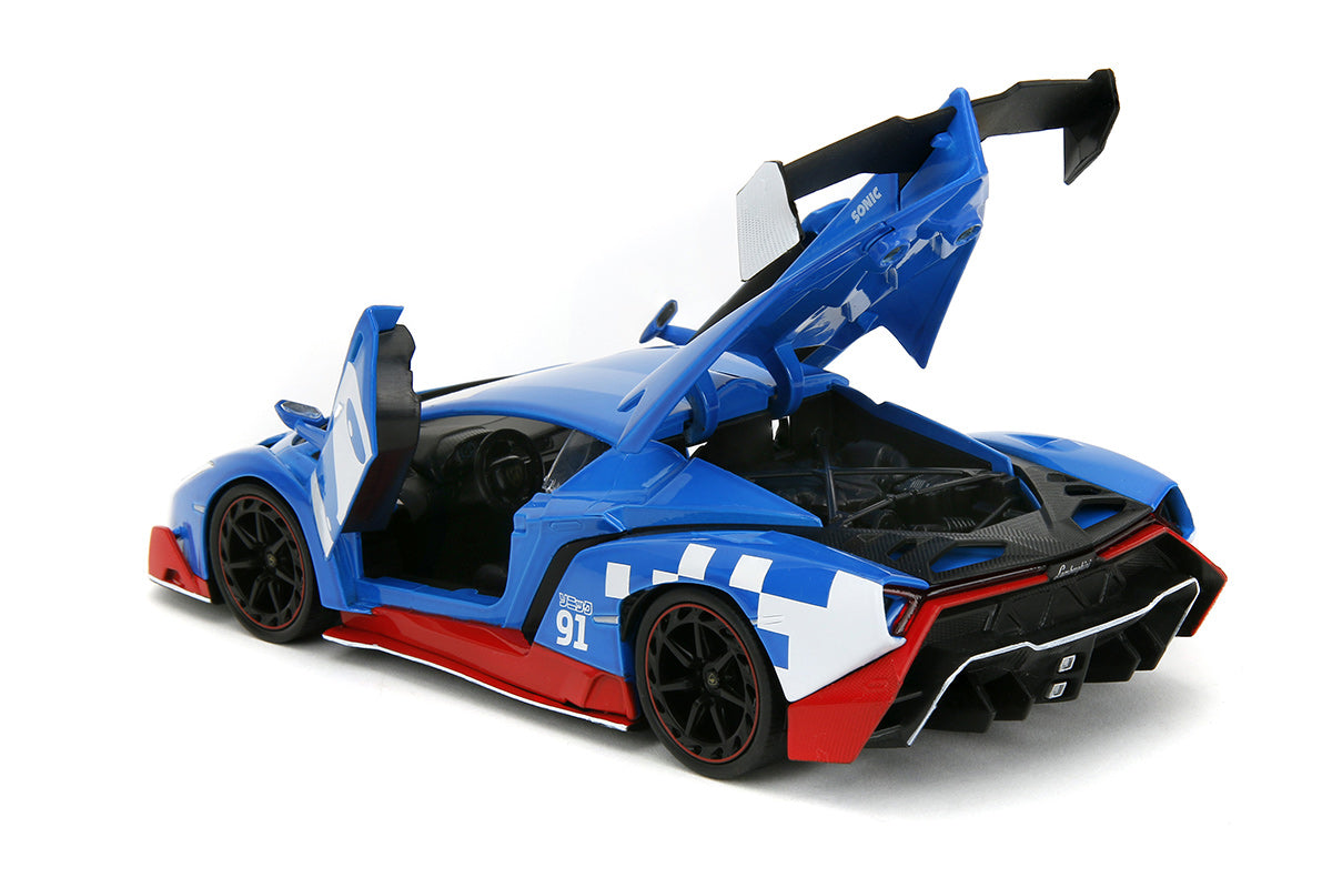 Lamborghini Veneno Sonic the Hedgehog 1:24