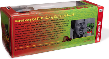 Other Cars Rat Fink Fire Truck Resin Figure 1:18