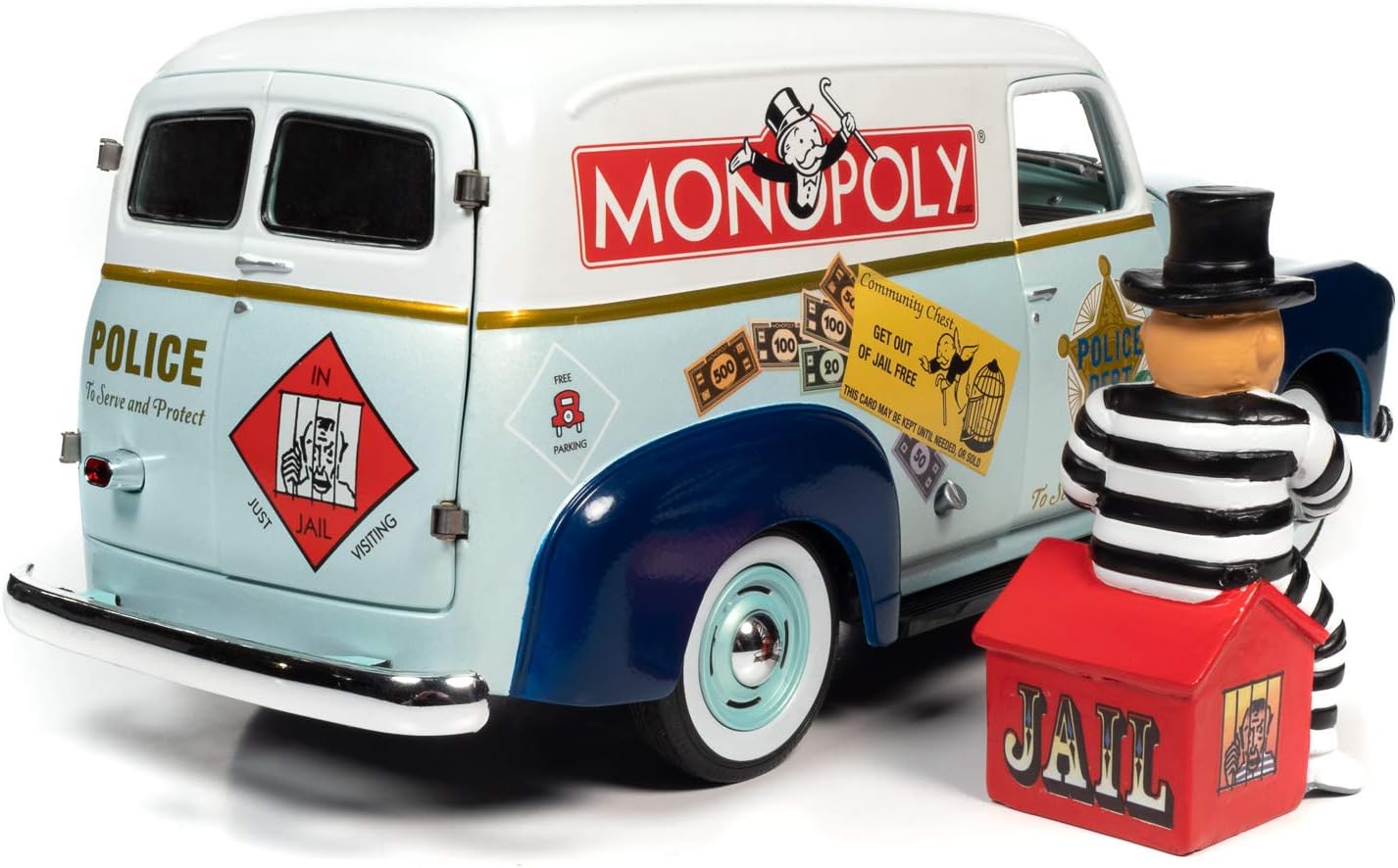Chevrolet Monopoly 1948 Panel Delivery & Resin Figure 1:18