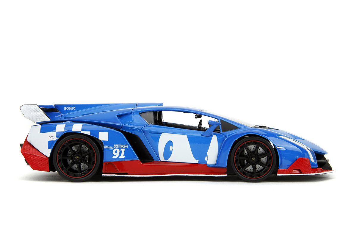 Lamborghini Veneno Sonic the Hedgehog 1:24