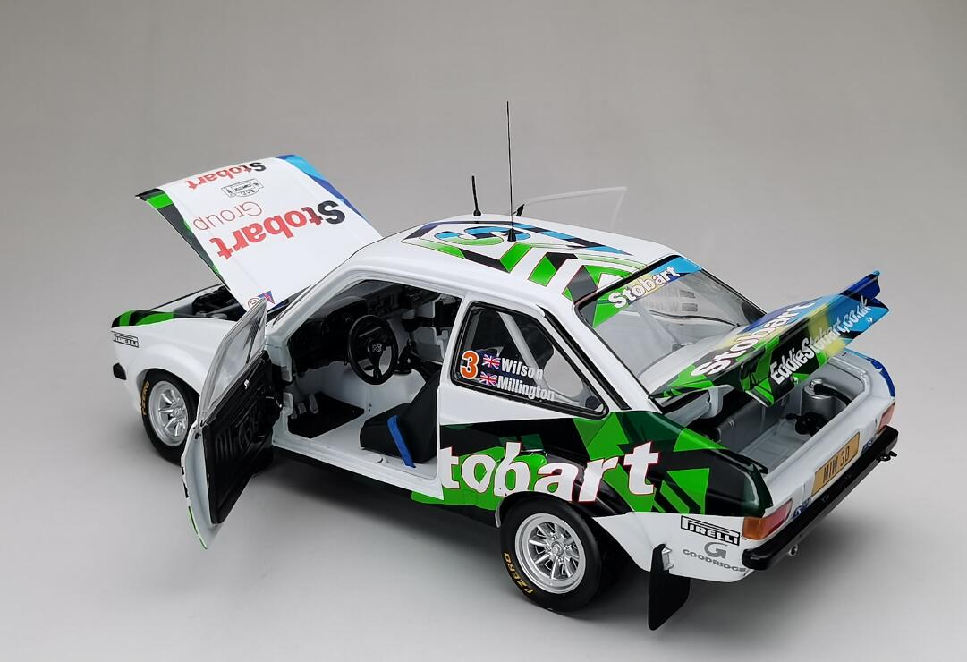 Ford Escort RS1800-#M. Wilson/J.Millington Winner Roger Albert Clark Rally 2008 1:18