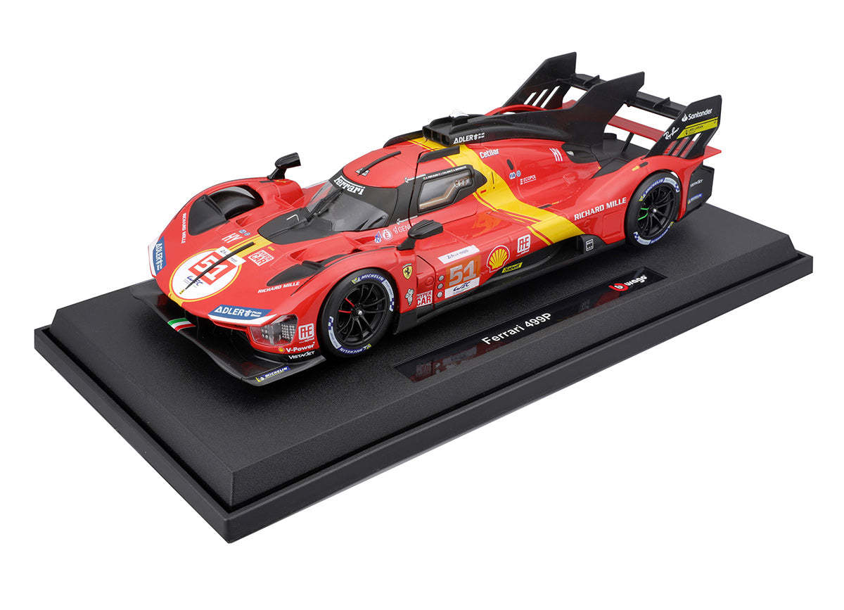 Ferrari 499P #51 Le Mans Winner 2023 P. Pier Guidi/J.Calado/A. Giovinazzi 1:18