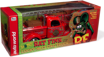 Other Cars Rat Fink Fire Truck Resin Figure 1:18